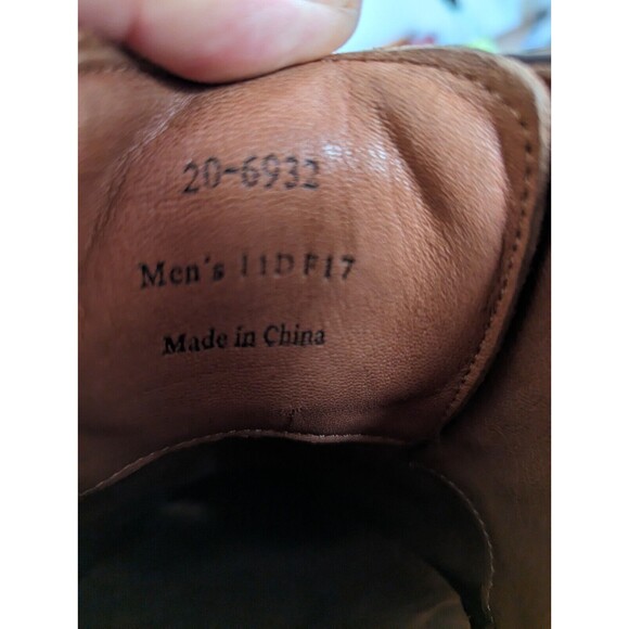 Johnston & Murphy J&M Oxfords Wingtip Dress Shoes Brown Men’s 11 D - Picture 6 of 7